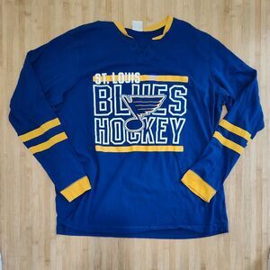 ST LOUIS BLUES DAVID BACKES #42 NHL HOCKEY JERSEY SHIRT Size XL